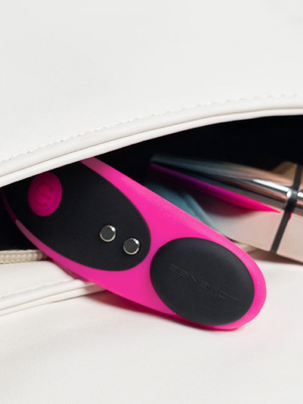 body-safe, rechargeable wearable vibrator designed for hands-free stimulation