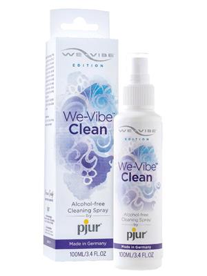 We-Vibe by Pjur cleaning spray designed for gentle, hygienic care of intimate toys