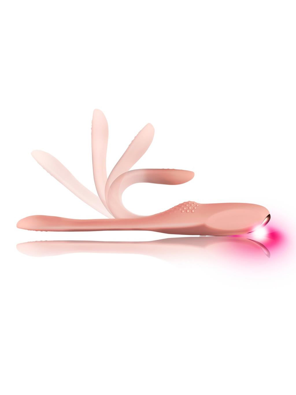 Rocks-Off Two-Vibe in sleek design, featuring two flexible arms for dual stimulation