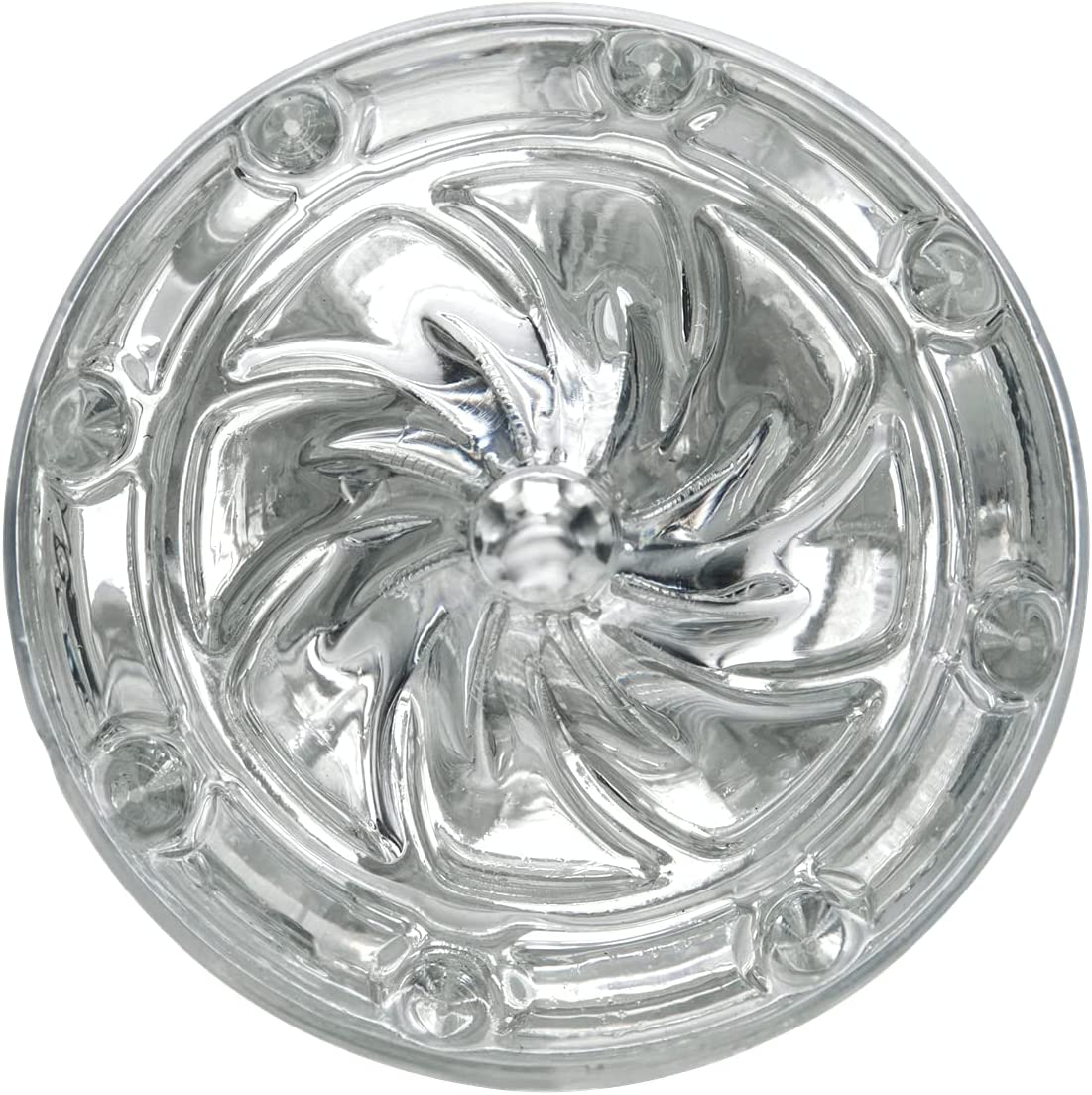 Close-up of Fleshlight Go Torque Ice’s realistic entry and detailed internal sleeve texture